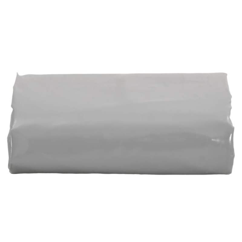 vidaXL Μουσαμάς Γκρι 650 γρ./μ.² 4x7 μ.