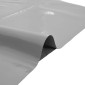vidaXL Μουσαμάς Γκρι 5 x 8 μ. 600 γρ./μ²