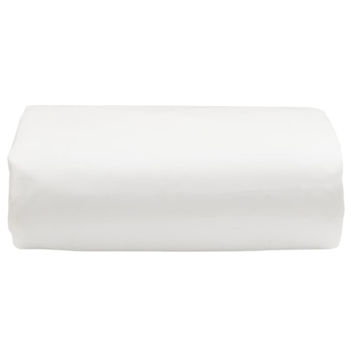 vidaXL Μουσαμάς Λευκός 4 x 7 μ. 650 γρ./μ²