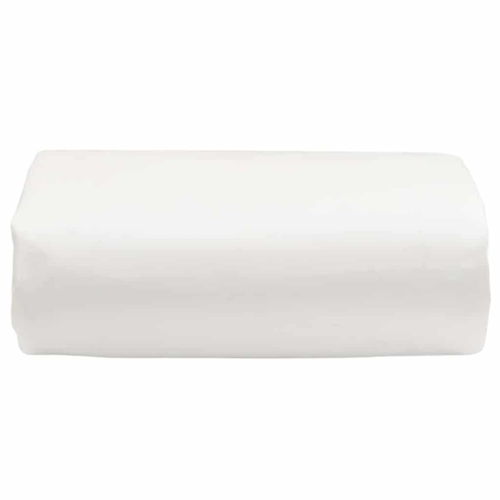 vidaXL Μουσαμάς Λευκός 1 x 2,5 μ. 650 γρ./μ²
