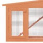 vidaXL Κλουβί Κουνελιών/Σπίτι Μικρών Ζώων Εξωτ. Χώρου Μεγάλο Ξύλινο