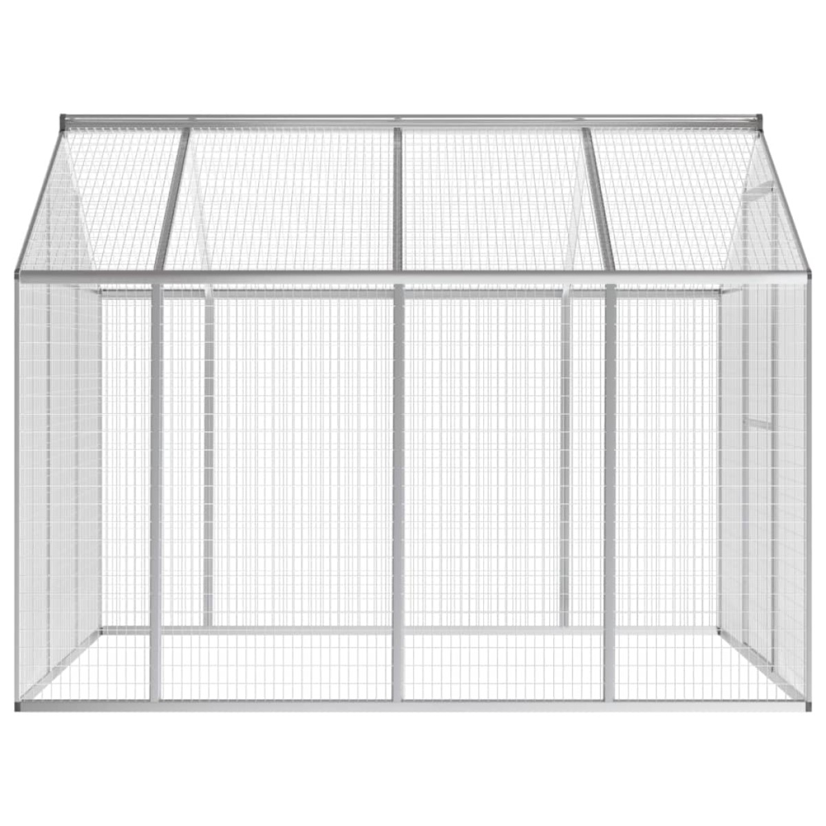 vidaXL Κλουβί Πτηνών Εξωτερικού Χώρου 178 x 242 x 192 εκ. Αλουμινίου