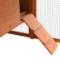 vidaXL Κοτέτσι 170 x 81 x 110 εκ. από Μασίφ Ξύλο Πεύκου και Ελάτης