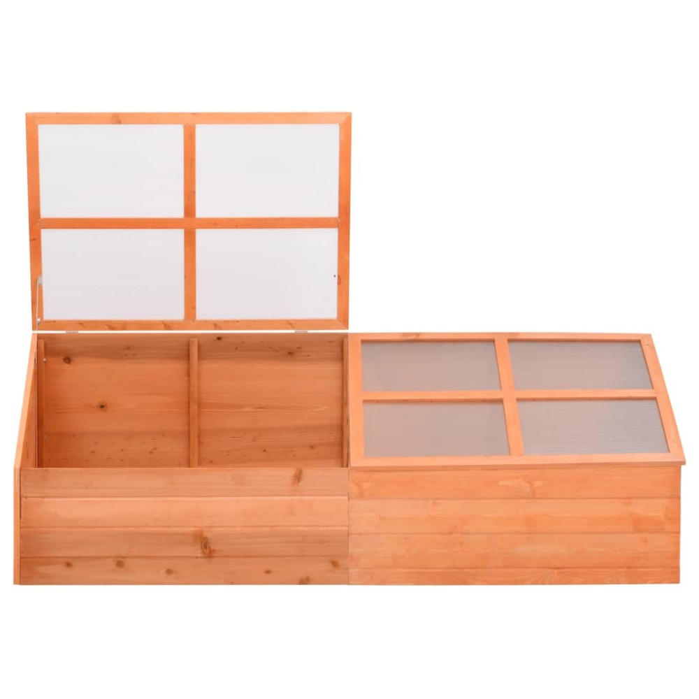 vidaXL Θερμοκήπιο 180 x 57 x 62 εκ. Ξύλινο