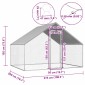 vidaXL Κοτέτσι - Κλουβί Εξωτ.Χώρου 2,75x2x1,92 μ. από Γαλβανισμένο Χάλυβα