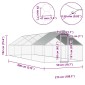 vidaXL Κοτέτσι - Κλουβί Εξωτ.Χώρου 2,75x8x1,92 μ. από Γαλβανισμένο Χάλυβα