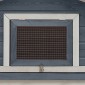 vidaXL Κλουβί Κουνελιών Γκρι 310x70x87 εκ. Μασίφ Ξύλο Πεύκου/Ελάτης