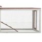 vidaXL Κλουβί Κουνελιών Μόκα 310x70x87 εκ. Μασίφ Ξύλο Πεύκου/Ελάτης