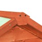 vidaXL Κλουβί Κουνελιών 140 x 63 x 120 εκ. από Μασίφ Ξύλο Ελάτης