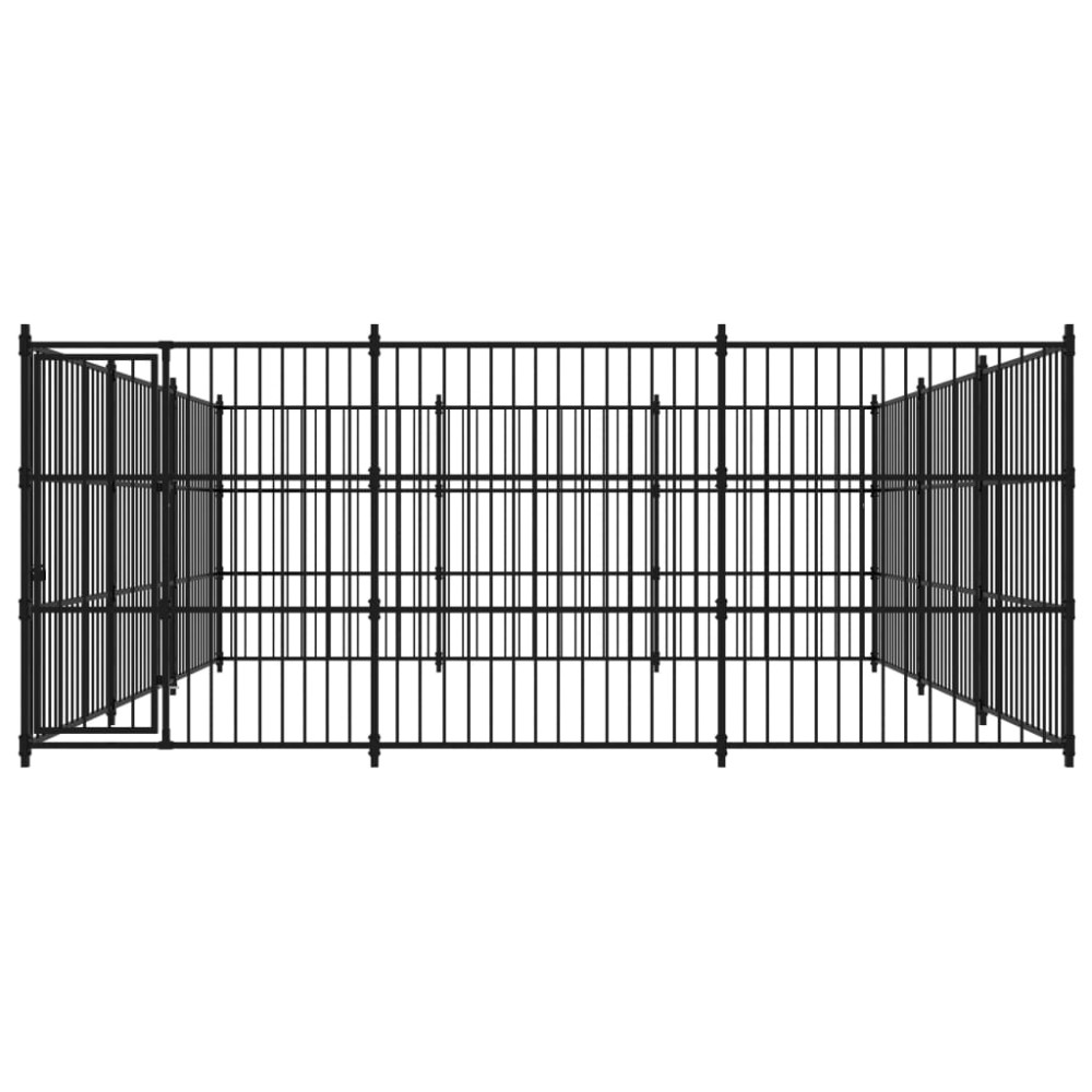 vidaXL Κλουβί Σκύλου Εξωτερικού Χώρου 450 x 450 x 185 εκ.