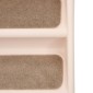 vidaXL Σκαλάκια για Σκύλους Πτυσσόμενα Κρεμ 62 x 40 x 49,5 εκ.