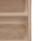 vidaXL Σκαλάκια για Σκύλους Πτυσσόμενα Καφέ 62 x 40 x 49,5 εκ.