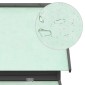 vidaXL Κοτέτσι Γκρι & Λευκό 152 x 96 x 110 εκ. από Μασίφ Ξύλο Ελάτης