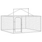 vidaXL Κλουβί Σκύλου Εξωτερικού Χώρου 200 x 200 x 150 εκ. με Στέγαστρο