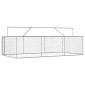 vidaXL Κλουβί Σκύλου Εξωτερικού Χώρου 400 x 200 x 150 εκ. με Στέγαστρο