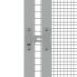 vidaXL Κλουβί Πουλιών Ανθρακί 111x107x211,5 εκ από Γαλβανισμένο Χάλυβα