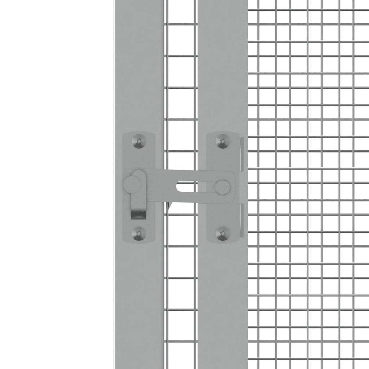vidaXL Κλουβί Πουλιών Ανθρακί 213,5x217,5x211,5 εκ Γαλβανισμένο Χάλυβα