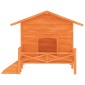 vidaXL Σπίτι Σκύλου Καφέ 159 x 120 x 88,5 εκ. από Μασίφ Ξύλο Πεύκου