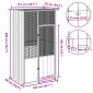vidaXL Κλουβί Πουλιών Ανθρακί 115x78x200 εκ. από Γαλβανισμένο Χάλυβα