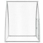 vidaXL Κοτέτσι - Κλουβί Ασημί 100x105x120 εκ. από Γαλβανισμένο Χάλυβα