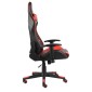 vidaXL Καρέκλα Gaming Περιστρεφόμενη Κόκκινη PVC