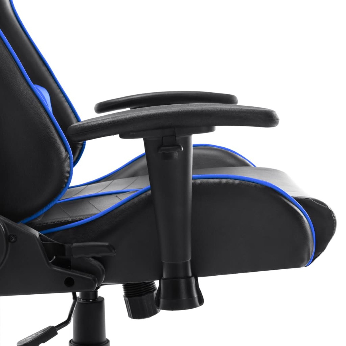 vidaXL Καρέκλα Gaming Μαύρο/Μπλε από Συνθετικό Δέρμα