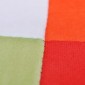 vidaXL Πολυθρόνα Cube με Σχέδιο Patchwork και Πόδια Χρωμίου Υφασμάτινη