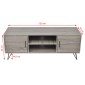 vidaXL Έπιπλο Τηλεόρασης Γκρι 120 x 40 x 45 εκ.