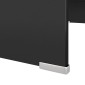 vidaXL Βάση Τηλεόρασης/Οθόνης Μαύρη 70 x 30 x 13 εκ. Γυάλινη