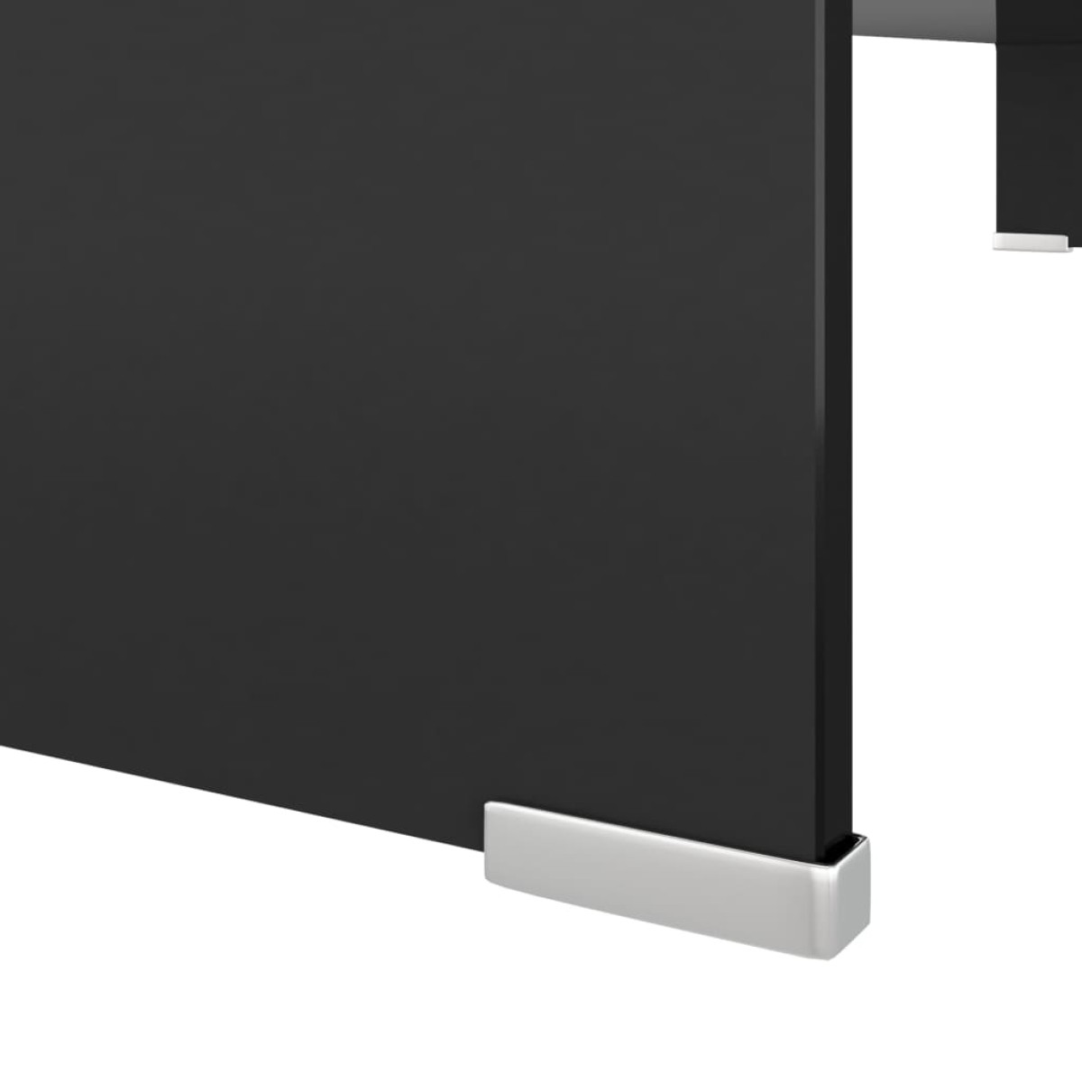 vidaXL Βάση Τηλεόρασης/Οθόνης Μαύρη 100 x 30 x 13 εκ. Γυάλινη