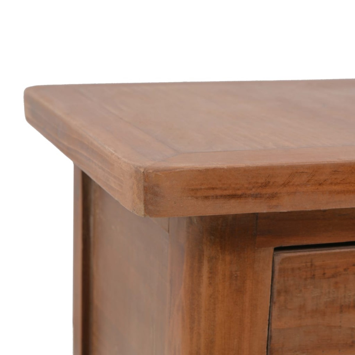 vidaXL Κομοδίνο Καφέ 40 x 29 x 68 εκ. από Μασίφ Ξύλο Ελάτης