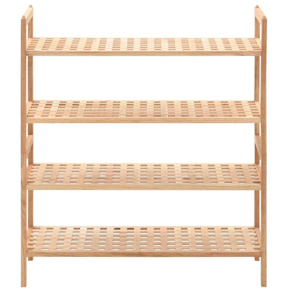 vidaXL Ραφιέρα Παπουτσιών 69 x 26 x 81 εκ. από Μασίφ Ξύλο Καρυδιάς