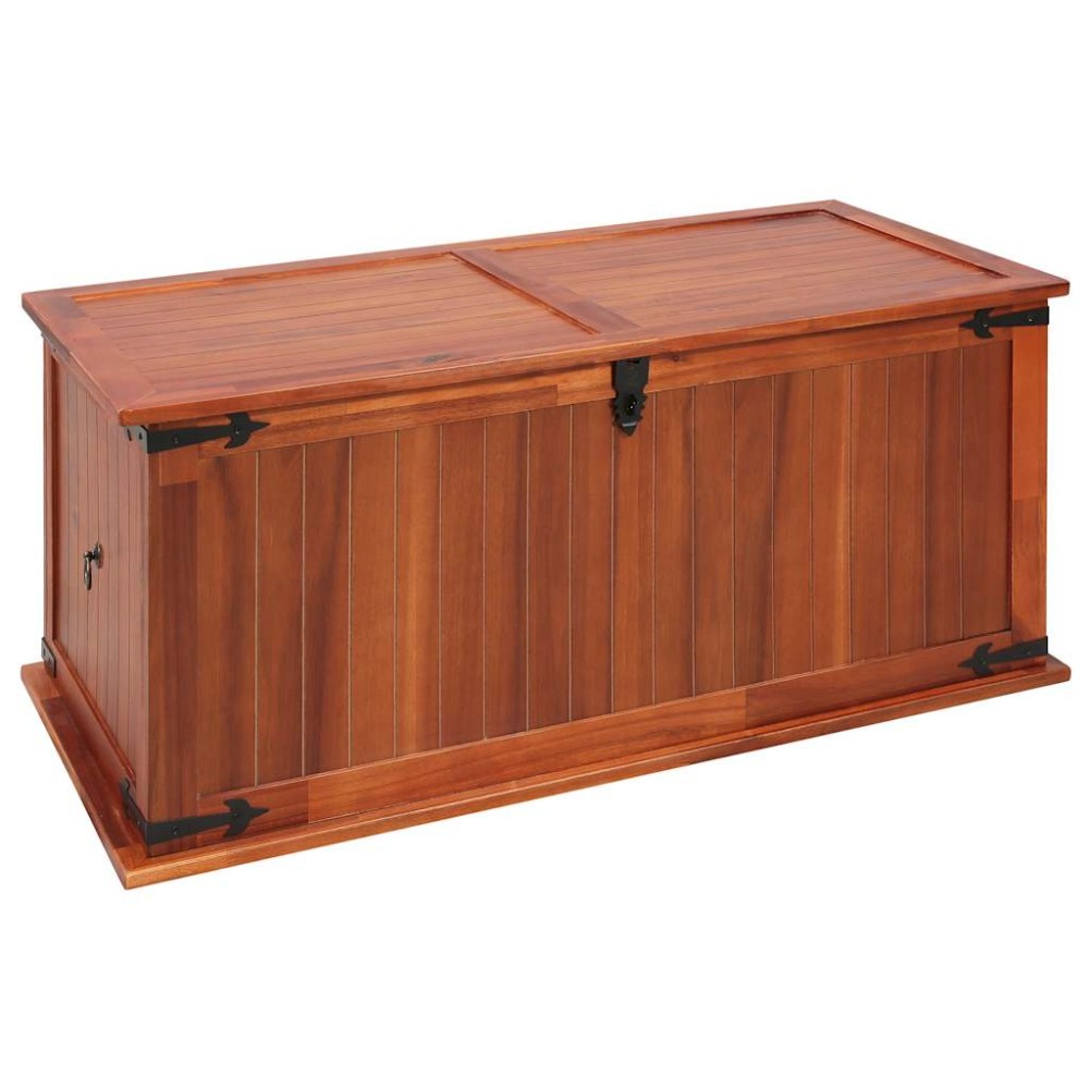 vidaXL Μπαούλο Αποθήκευσης 79 x 34 x 32 εκ. από Μασίφ Ξύλο Ακακίας