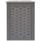 vidaXL Κομποστοποιητές 3 τεμ. Καφέ 60x60x83 εκ. 900 L Πλαστικό Ρατάν