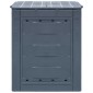 vidaXL Κομποστοποιητές Κήπου 2 τεμ. Γκρι 60 x 60 x 73 εκ. 520 Λίτρα