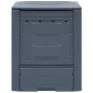 vidaXL Κομποστοποιητές Κήπου 3 τεμ. Γκρι 60 x 60 x 73 εκ. 780 Λίτρα