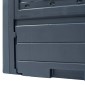 vidaXL Κομποστοποιητές Κήπου 3 τεμ. Γκρι 60 x 60 x 73 εκ. 780 Λίτρα