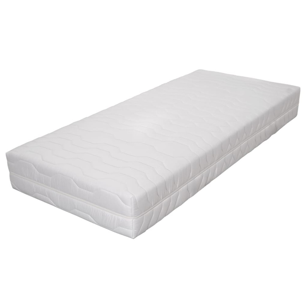 vidaXL Στρώμα με 7 Ζώνες Ανεξάρτητα Ελατήρια 120x200 εκ. / 20 εκ. H2