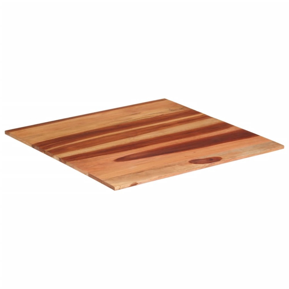 vidaXL Επιφάνεια Τραπεζιού Στρογγυλή 15-16 χιλ. 80x80 εκ. Ξύλο Ακακίας