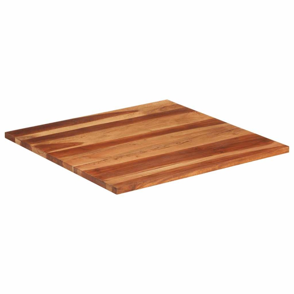 vidaXL Επιφάνεια Τραπεζιού 25-27 χιλ. 80x80 εκ. Ξύλο Ακακίας
