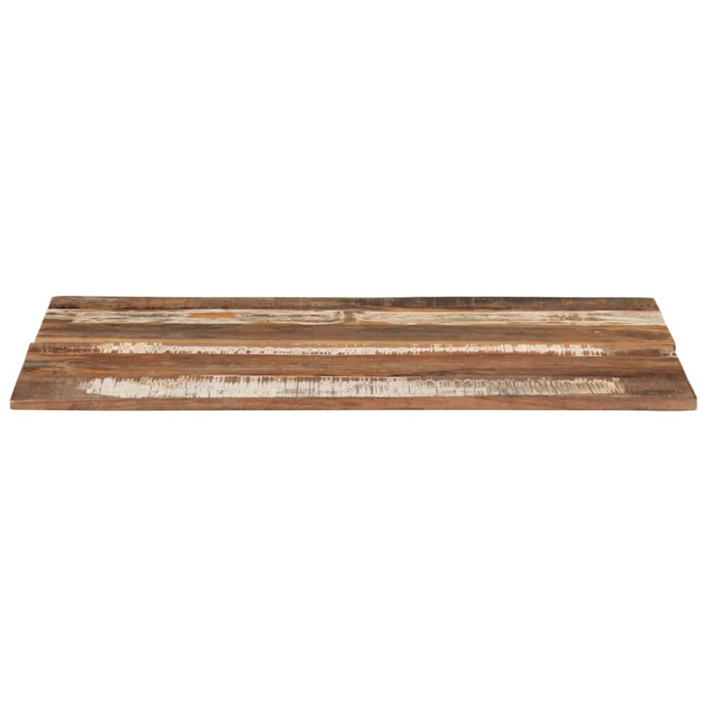 vidaXL Επιφάνεια Τραπεζιού Ορθ. 60x80 εκ 15-16 χιλ Μασίφ Ανακ. Ξύλο
