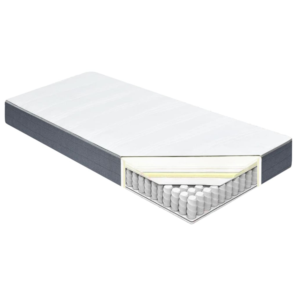 vidaXL Στρώμα για Κρεβάτι Boxspring Μεσαίας Σκληρότητας 200 x 80 x 20 εκ.