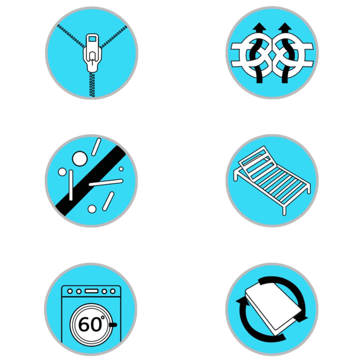 vidaXL Ανώστρωμα για Κρεβάτι Boxspring 200 x 140 x 5 εκ.
