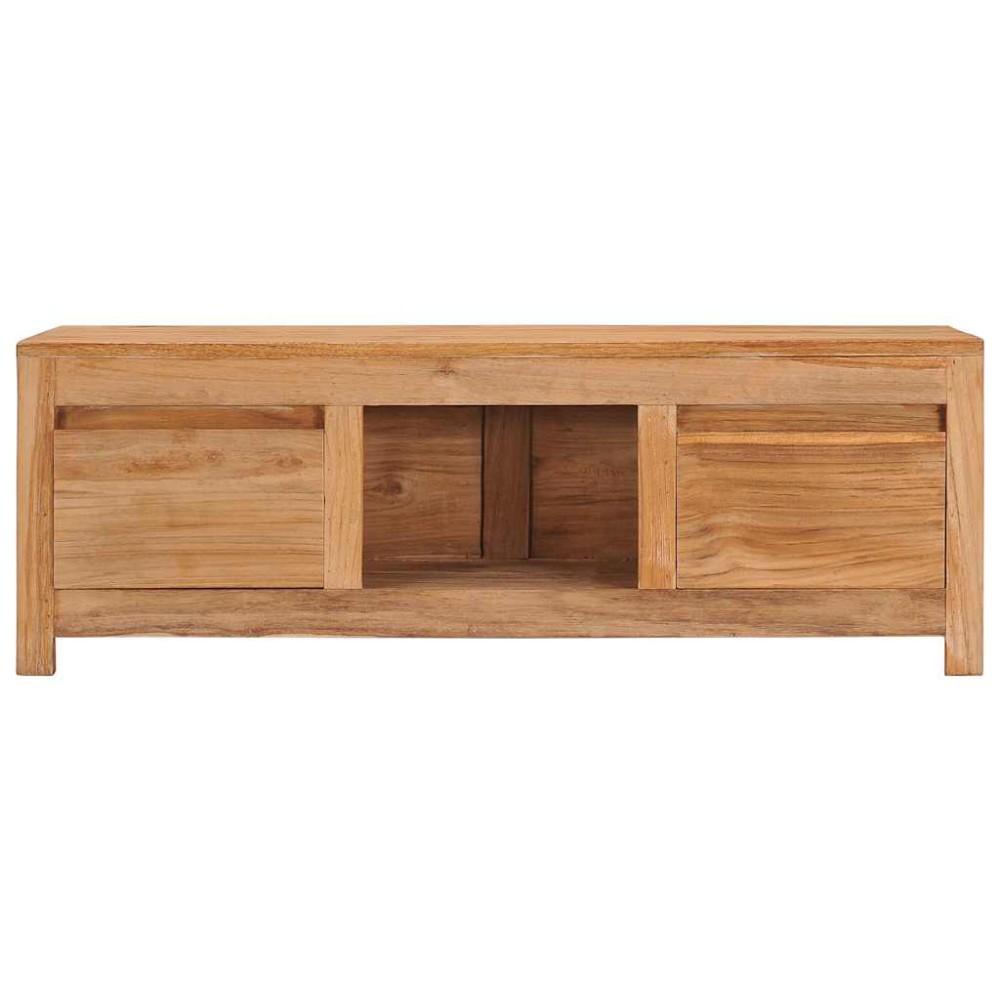 vidaXL Έπιπλο Τηλεόρασης 100 x 30 x 35 εκ. από Μασίφ Ξύλο Teak
