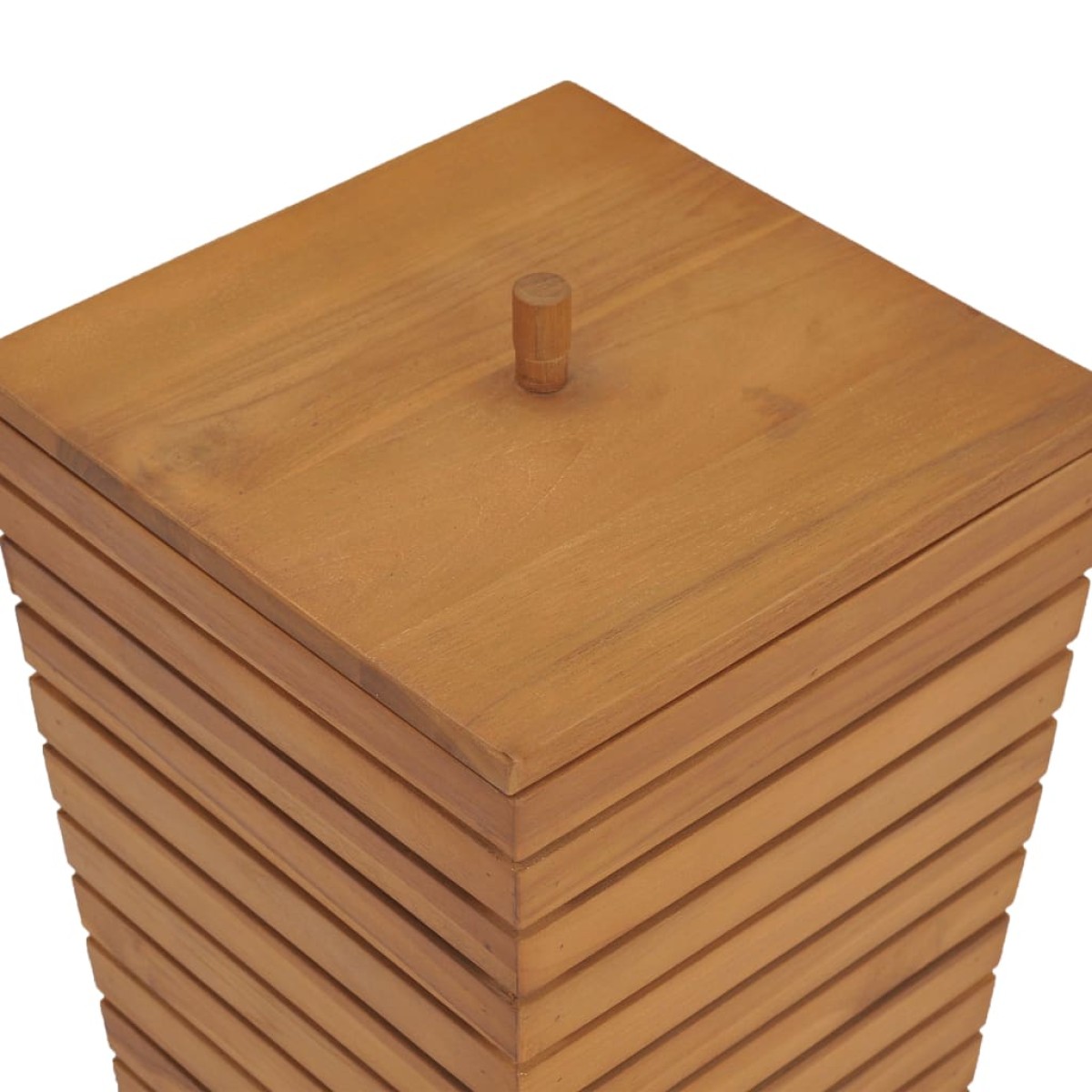 vidaXL Καλάθι Απλύτων 30 x 30 x 45 εκ. από Μασίφ Ξύλο Teak