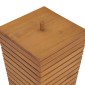 vidaXL Καλάθι Απλύτων 30 x 30 x 45 εκ. από Μασίφ Ξύλο Teak