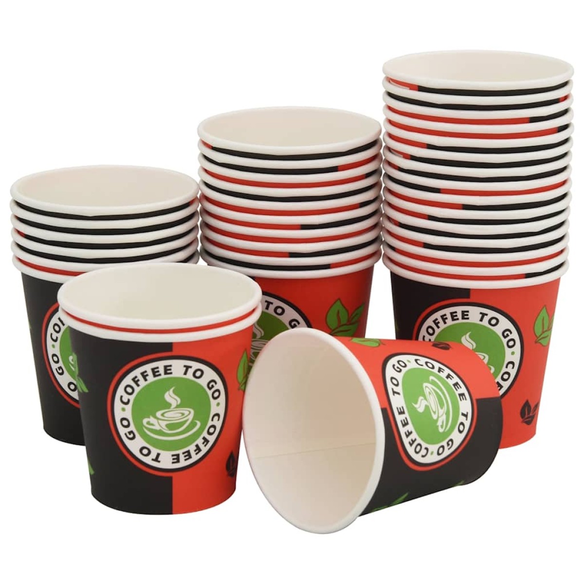 vidaXL Ποτήρια Καφέ μιας Χρήσης 1000 τεμ. 120 ml (4 oz) Χάρτινα