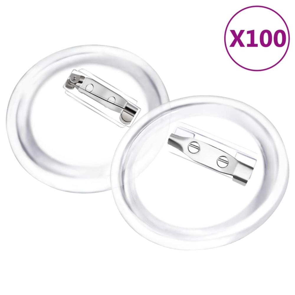 vidaXL Κονκάρδες Καρφίτσες 100 Σετ 37 χιλ. Ακρυλικές
