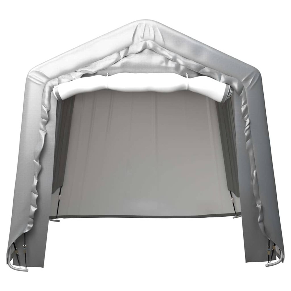 vidaXL Τέντα Αποθήκευσης Γκρι 240 x 240 εκ. από Ατσάλι
