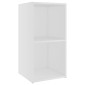 vidaXL Έπιπλα Τηλεόρασης 4 τεμ. Λευκά 72 x 35 x 36,5 εκ. Μοριοσανίδα